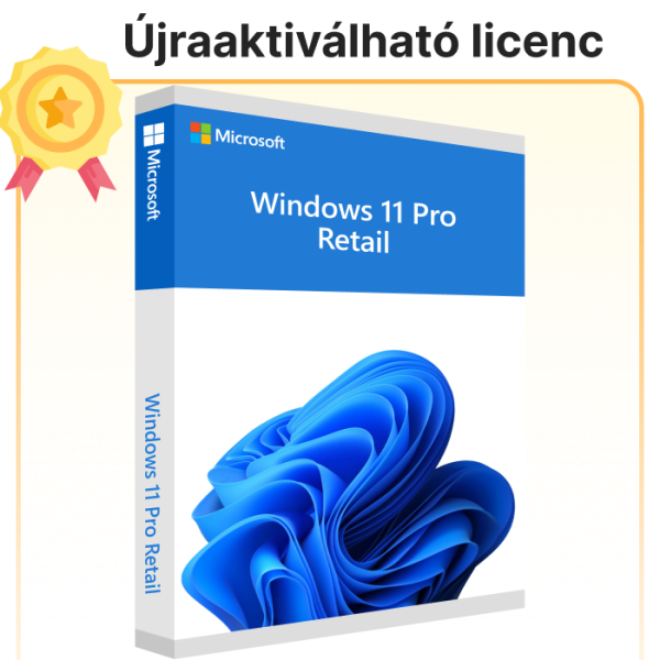Windows 11 Pro Retail Full licenc