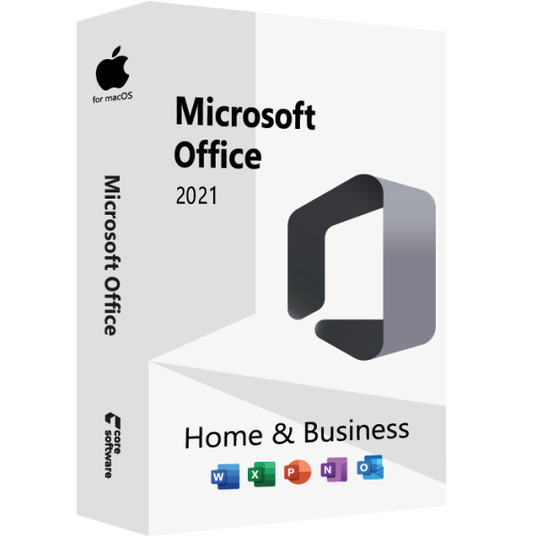 Office Home and Business 2021 Retail licenc MacOS-ra – Microsoft fiók társítással